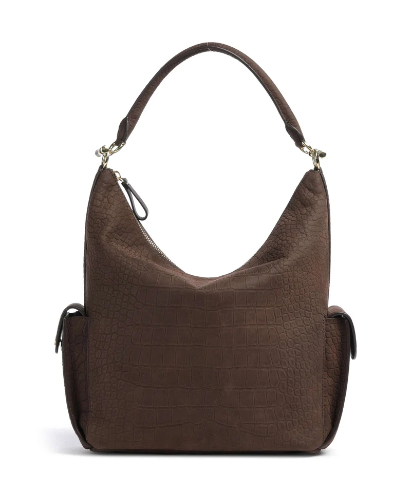 Lauren Ralph Lauren Blaike Large Borsa hobo chestnut brown