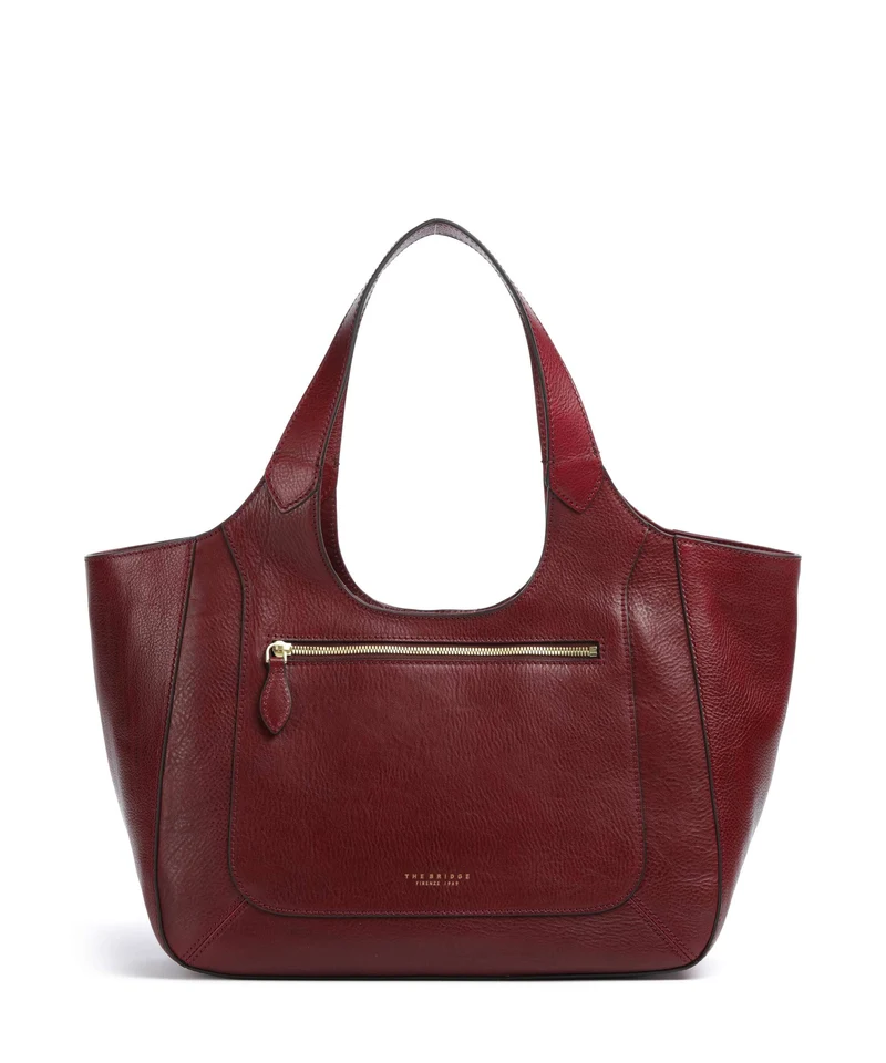 The Bridge Luce Soft Borsa shopper barolo
