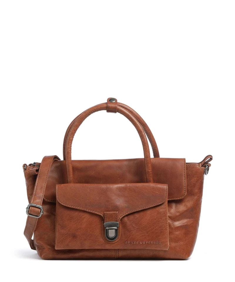 Spikes & Sparrow Bronco Hailey Borsa a mano brandy