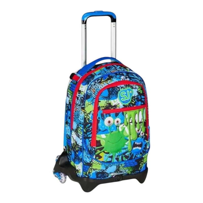 Trolley SJ Jack 3WD Fantasys Boy – Zaino 3 in 1 con Carrello da 33 Lt