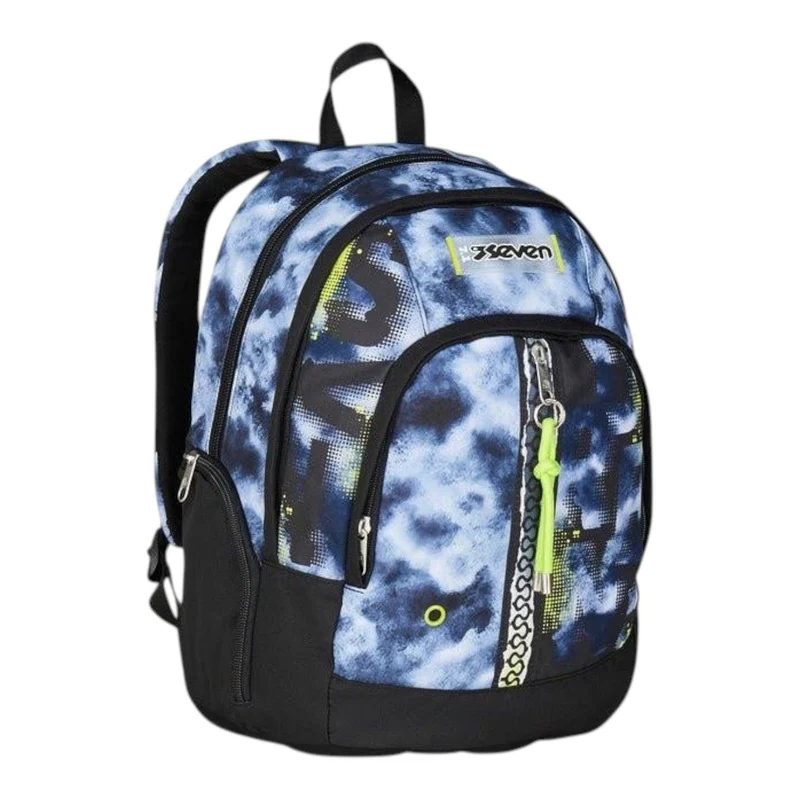 Zaino scuola Seven Dual Shady Dye Boy doppio scomparto porta PC