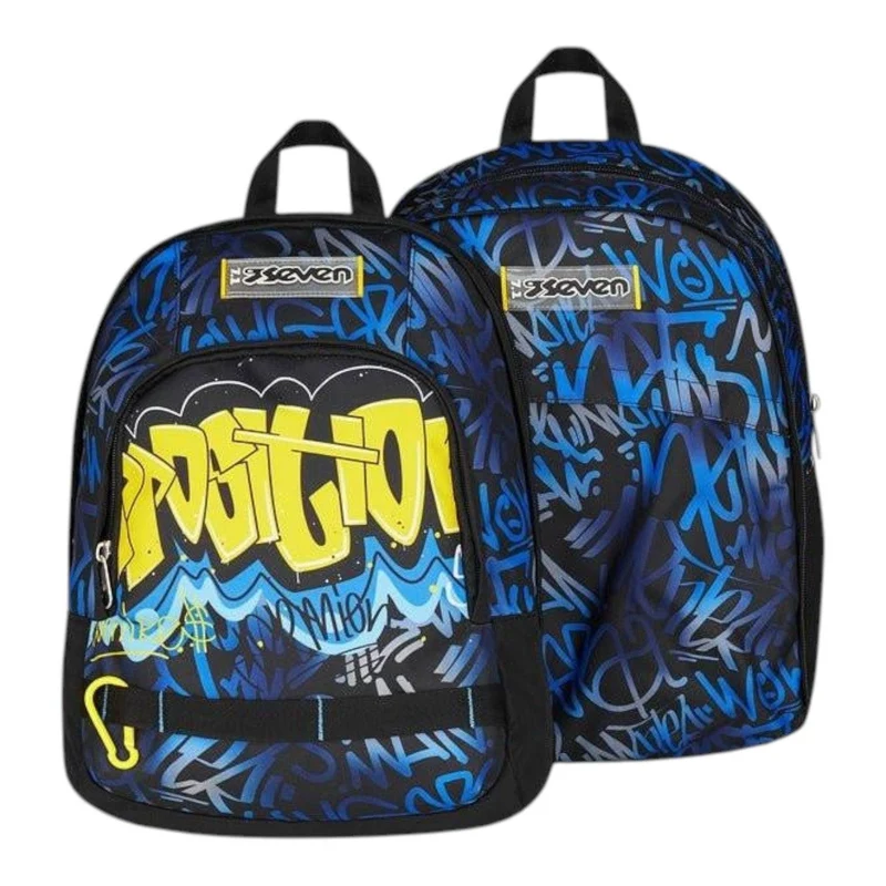 Zaino scuola Seven Dual Detach Hidden Spot Boy zainetto 2 in 1