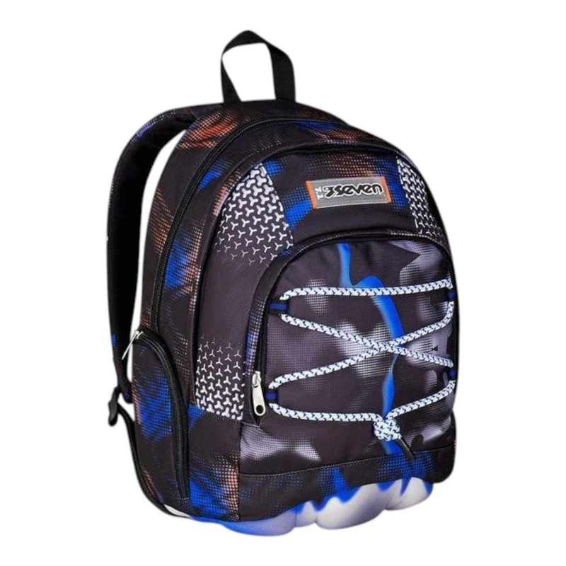 Zaino Seven Dual Optical Shade Boy 31L con Fondo 3D e Porta PC