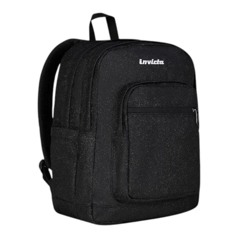 Zaino Jelek Nero Shine Glitter 34L in Poliestere Riciclato