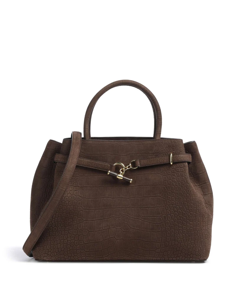 Lauren Ralph Lauren Blaike Large Borsa a mano chestnut brown
