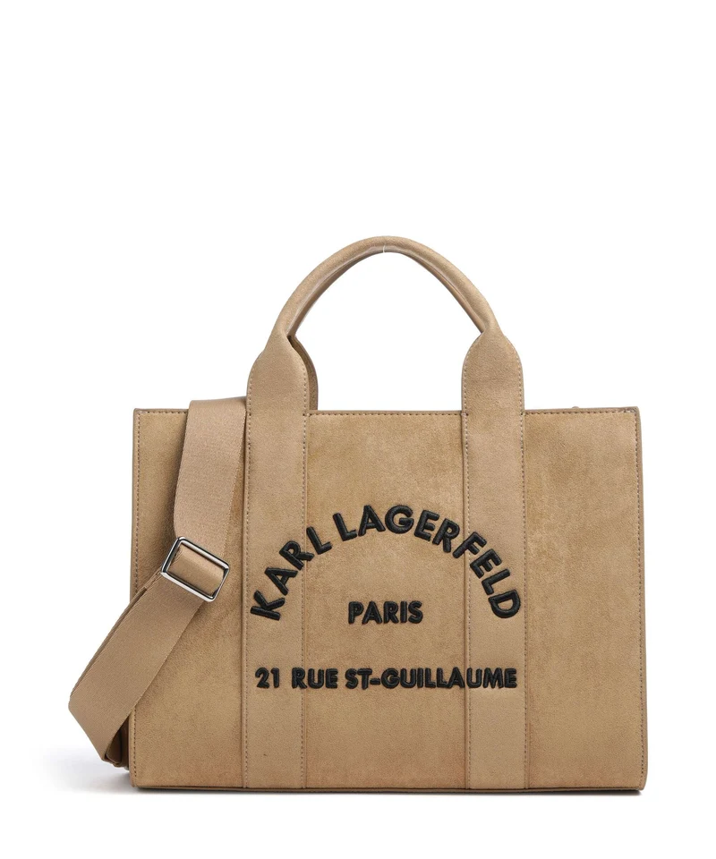 Karl Lagerfeld K/Rue St Guillaume Medium Borsa a mano dijon