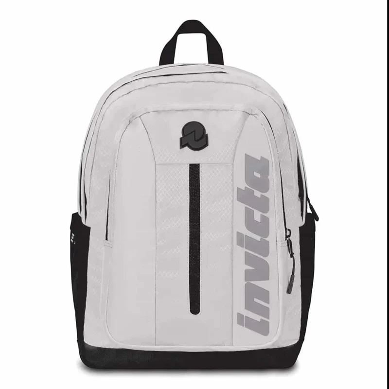 Zaino Invicta Jelek UP LED Bianco 39,5L in Poliestere Riciclato