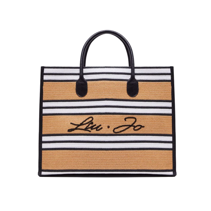 Borsa Donna grande con logo ricamato