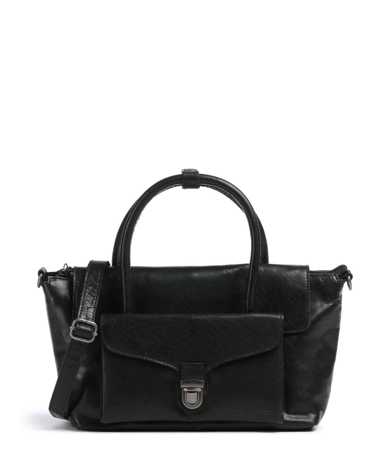 Spikes & Sparrow Bronco Hailey Borsa a mano black
