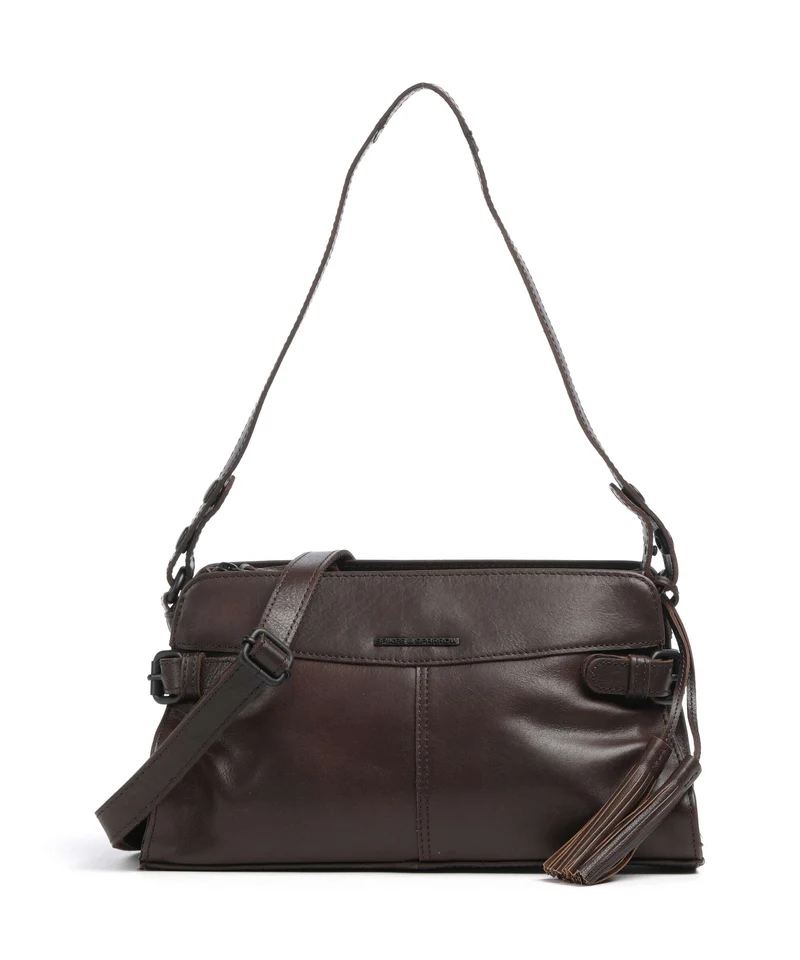 Spikes & Sparrow Hudson Madelon Borsa a spalla dark brown