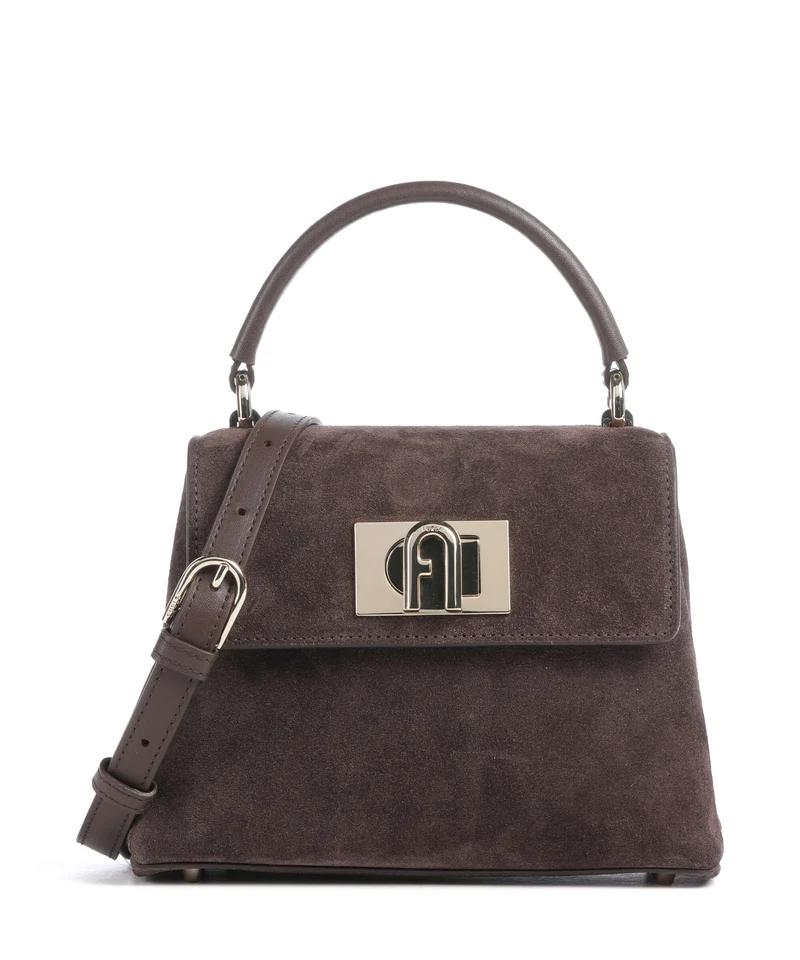 Furla 1927 Mini Borsa a tracolla toni espresso