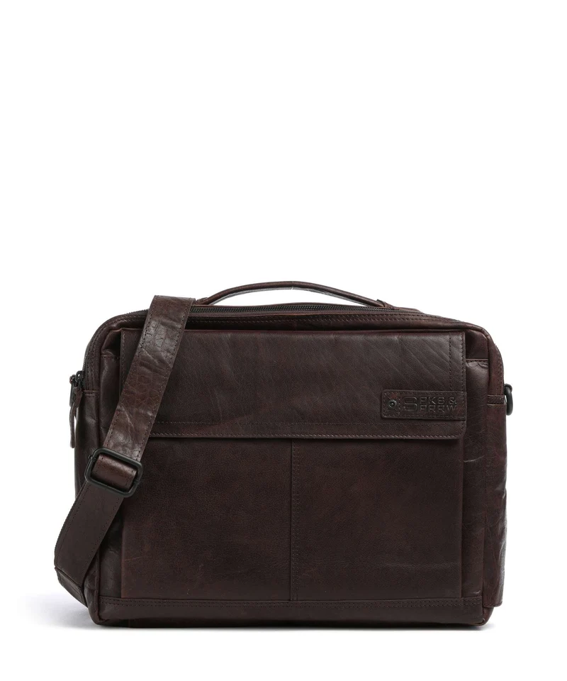 Spikes & Sparrow Bronco Henry Cartella dark brown