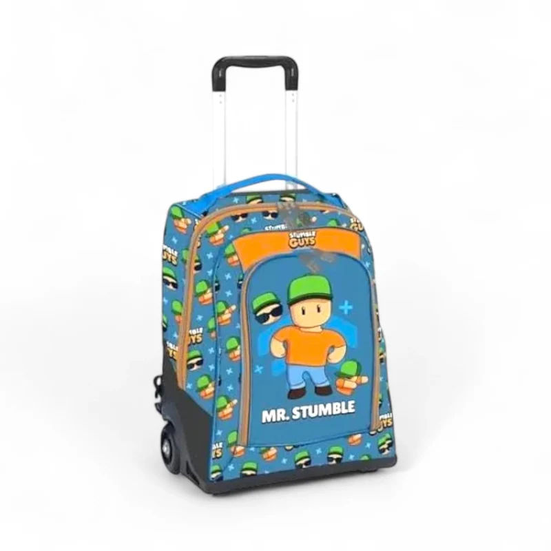 Trolley Stumble Guys 2025/26 – Zaino Scuola Primaria con Spallacci