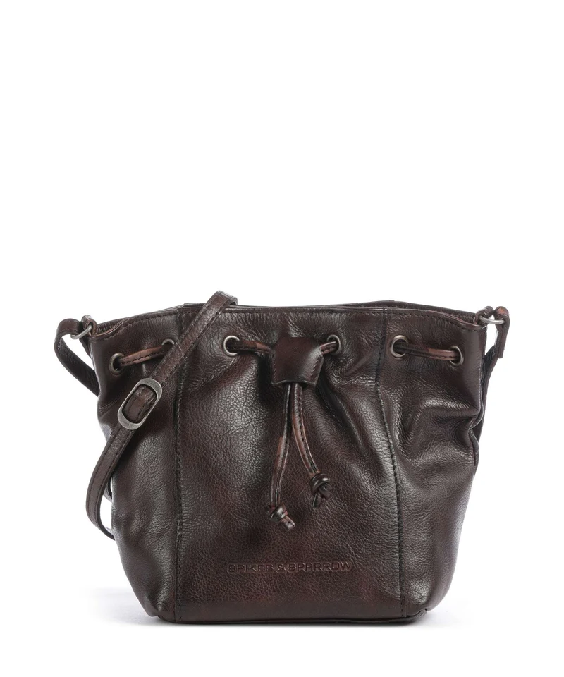 Spikes & Sparrow Apache Nancy Borsa a secchiello dark brown