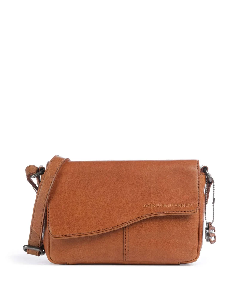 Spikes & Sparrow Bronco Robine Borsa a tracolla brandy