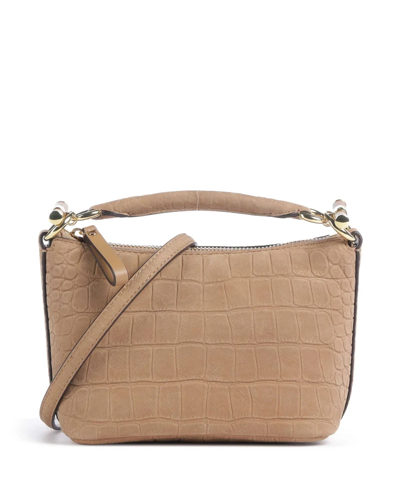 Lauren Ralph Lauren Blaike Mini Borsa a tracolla camel