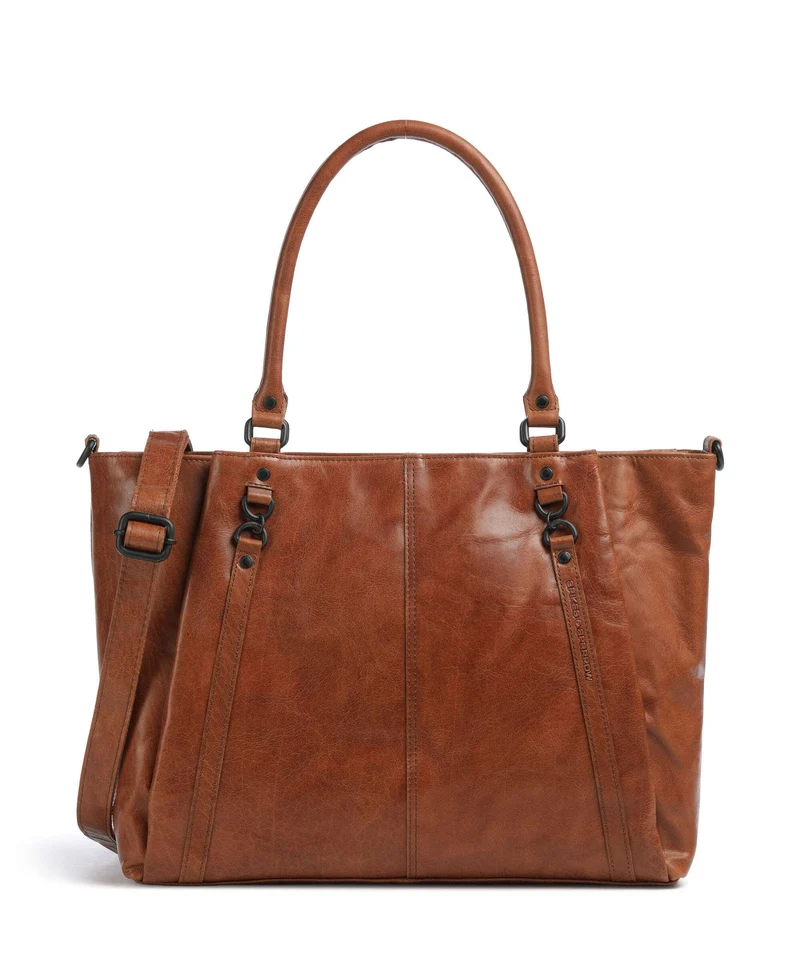 Spikes & Sparrow Bronco Dominique Borsa shopper brandy