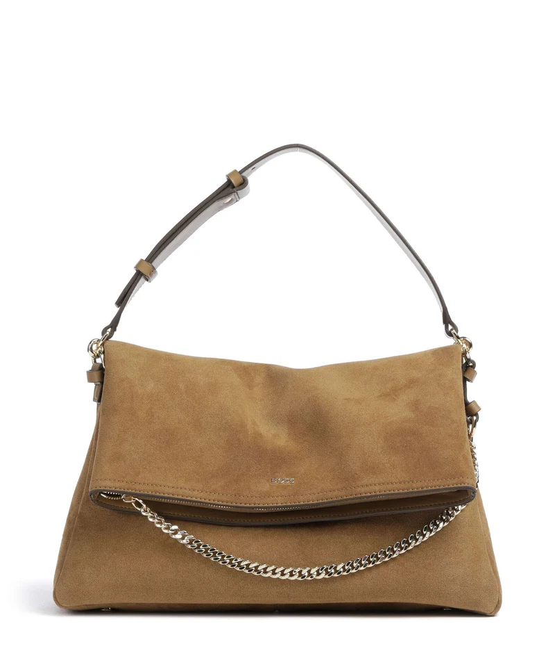 BOSS Yelena Borsa a spalla medium beige