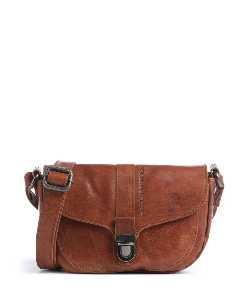 Spikes & Sparrow Bronco Iris Borsa a tracolla brandy