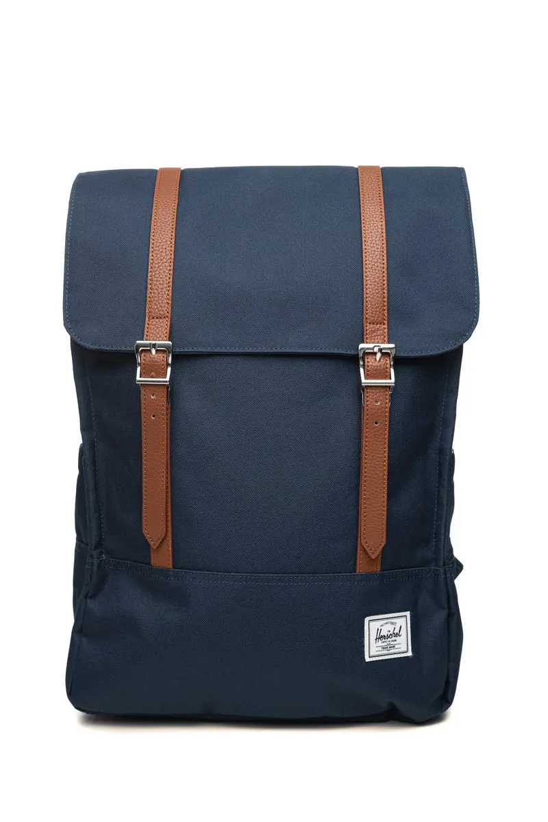 Survey Backpack Herschel Navy - Zaino Canvas Blu e Tan 11404