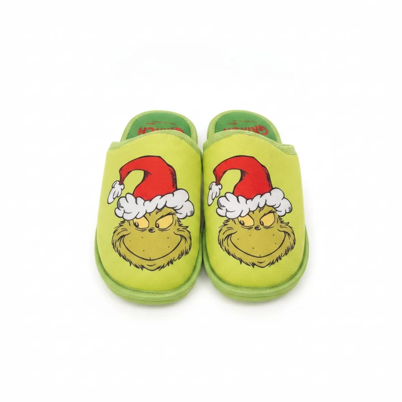 Pantofola Natale Grinch© da verde - Verde