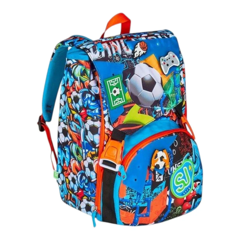SJ Gang Tinypatch Boy Zaino Estensibile 24L con Pins