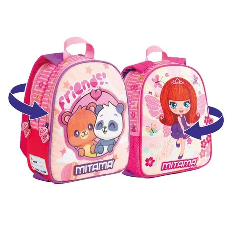 Zaino Asilo Spinny Double Face Mitama – Mix Girl