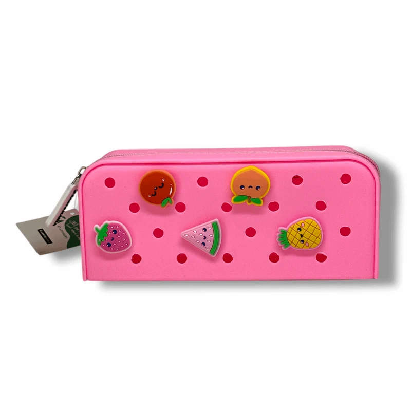 Bustina Cartorama in Silicone con Patch e Zip Rinforzata