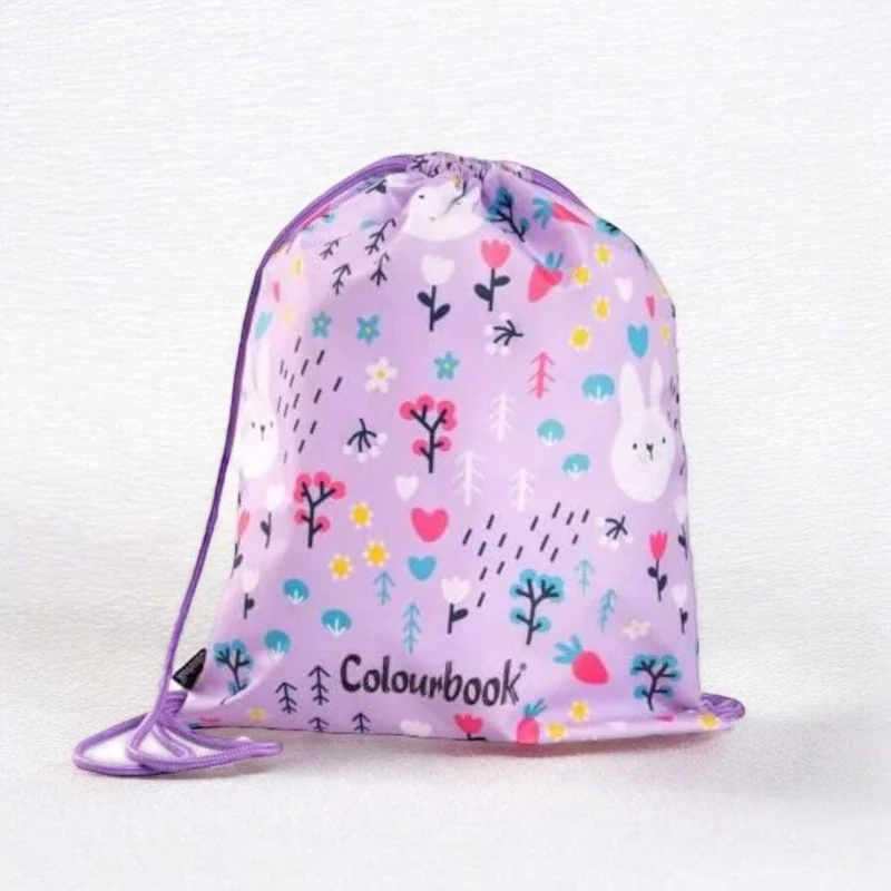 Borsa a Sacca Colour Bag – 4 Fantasie con Tasca Laterale e Coulisse