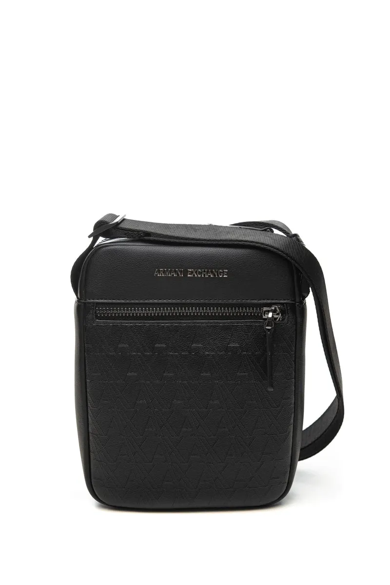 Borsello Armani Exchange Phil Rt Da Uomo Nero In Poliuretano