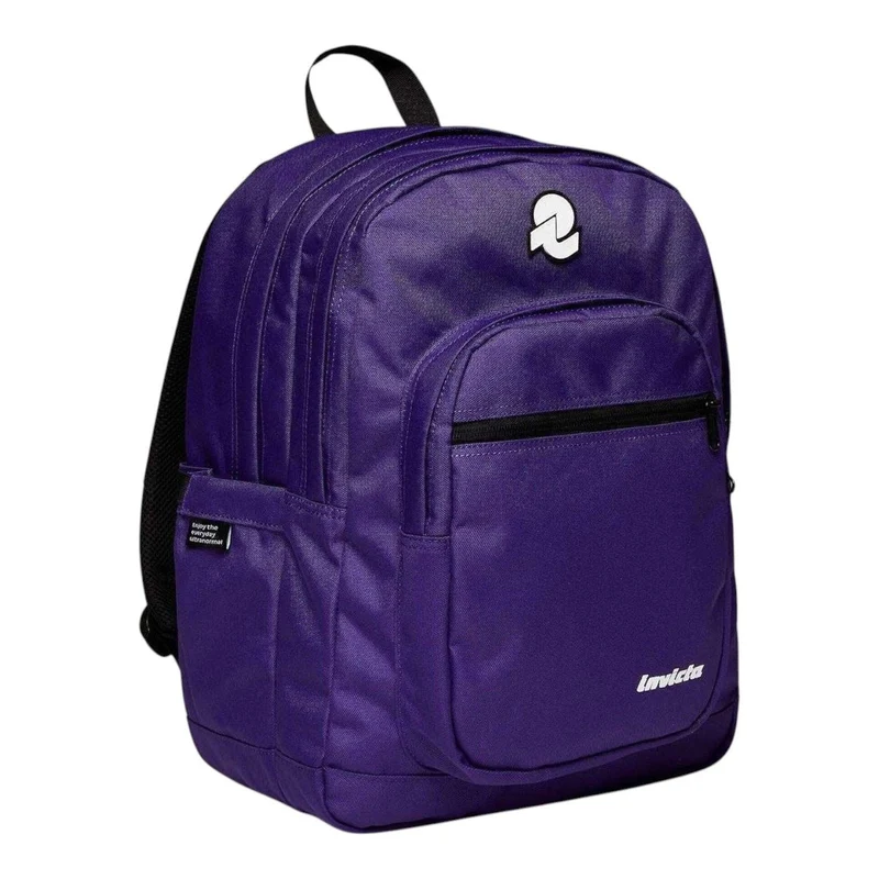 Zaino Invicta Jelek Plain Viola– Zaino scuola, università e lavoro resistente.