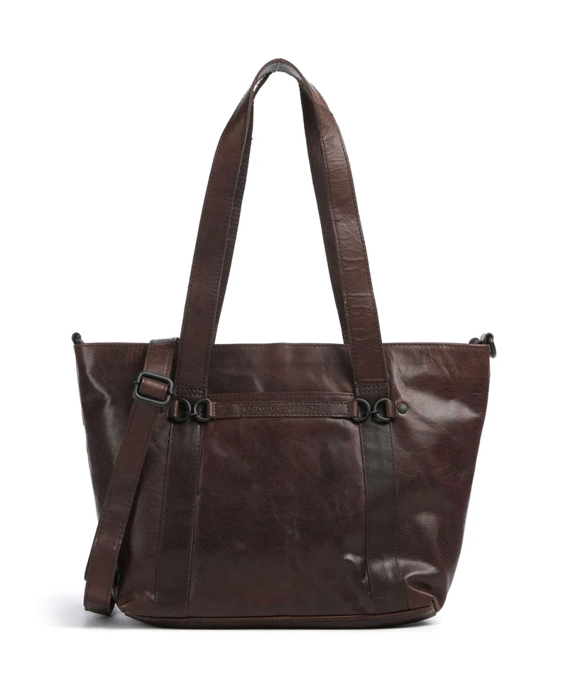 Spikes & Sparrow Bronco Jannah Borsa shopper dark brown