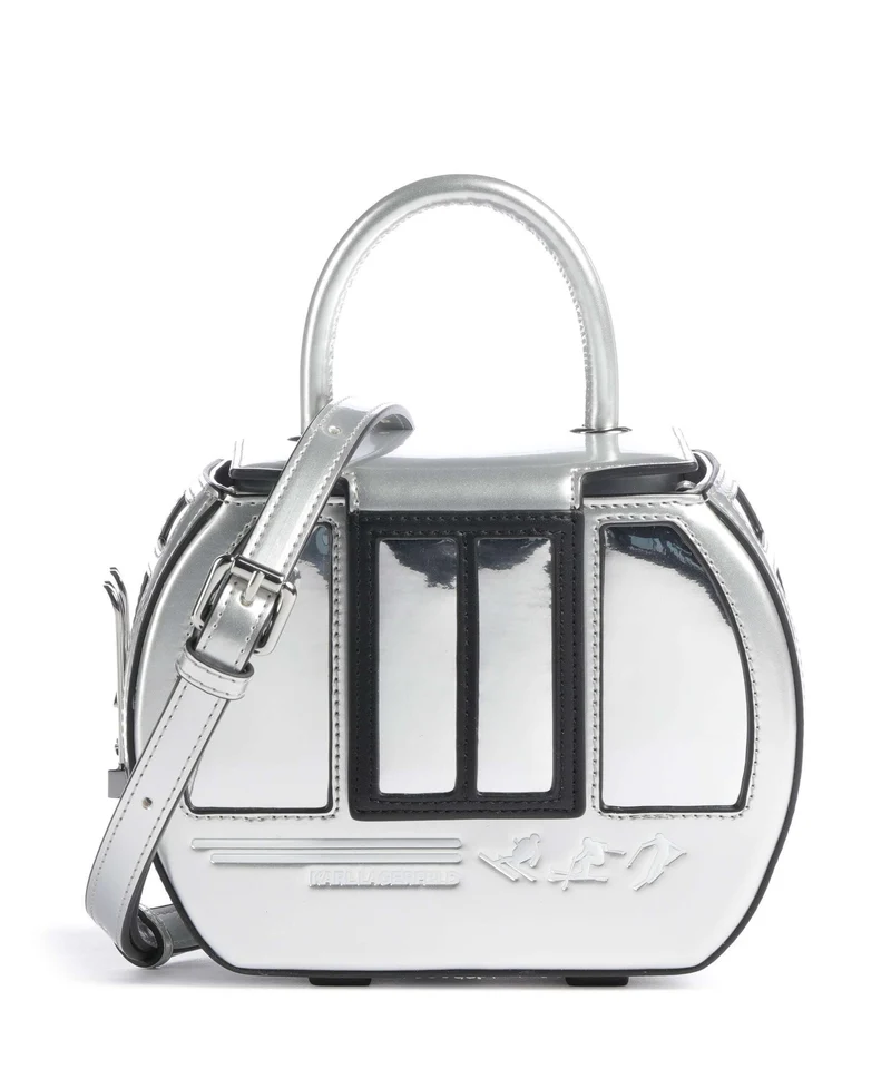 Karl Lagerfeld Ikon Borsa a tracolla silver
