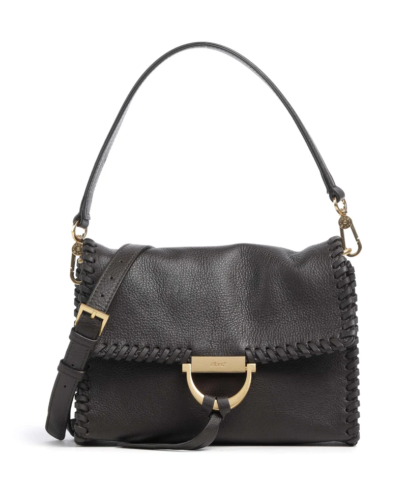 Abro Dalia Temi Stitch Borsa a spalla dark brown