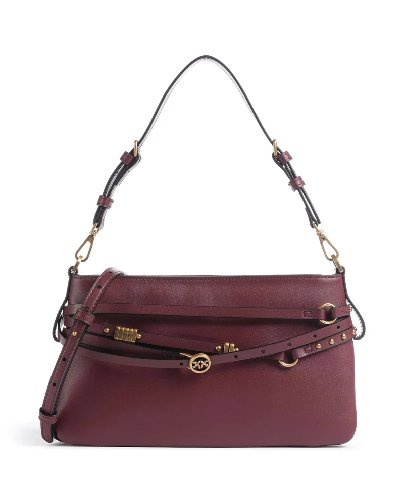 Pinko Belt Mini Borsa a spalla ribes intenso/antique gold