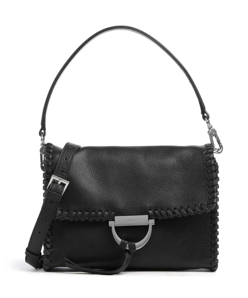 Abro Dalia Temi Stitch Borsa a spalla black/nickel