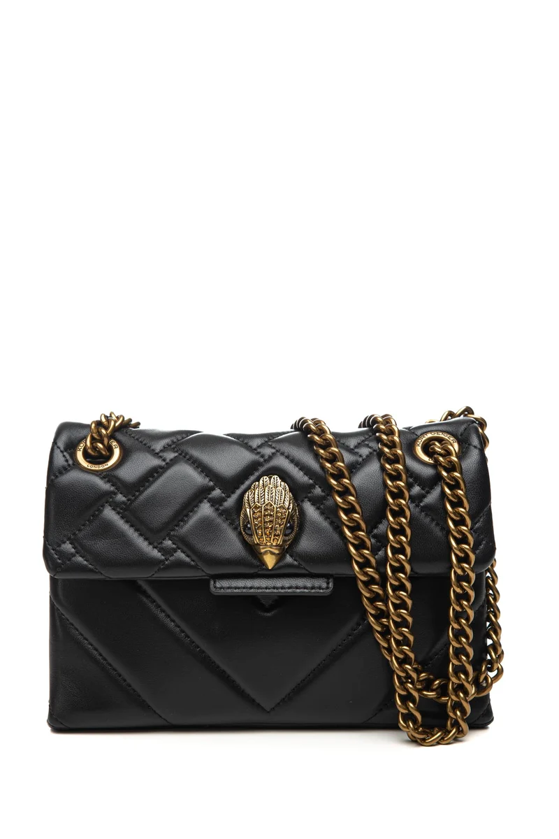 Borsa Kurt Geiger Kensington Mini Da Donna Nera In Pelle