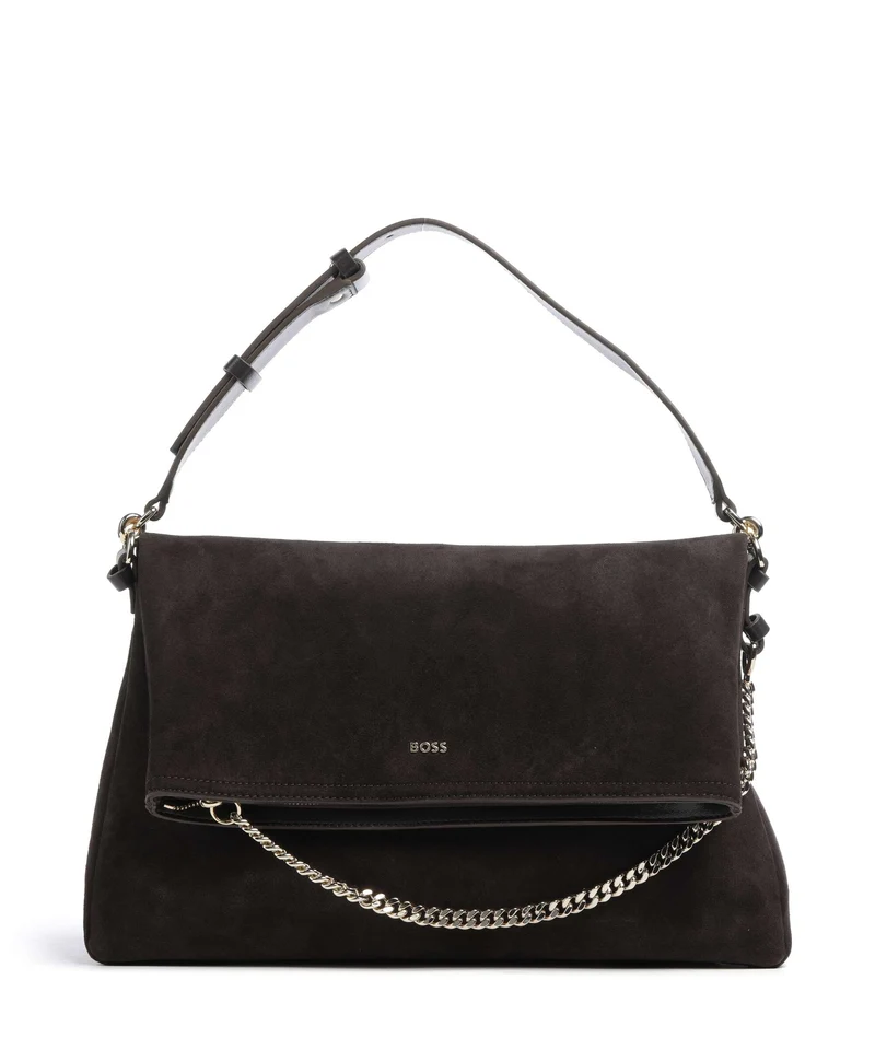 BOSS Yelena Borsa a spalla dark brown