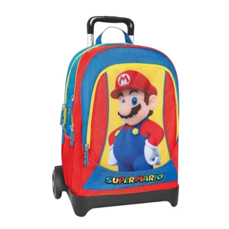 Zaino Trolley Staccabile Super Mario - Blu/Rosso/Giallo