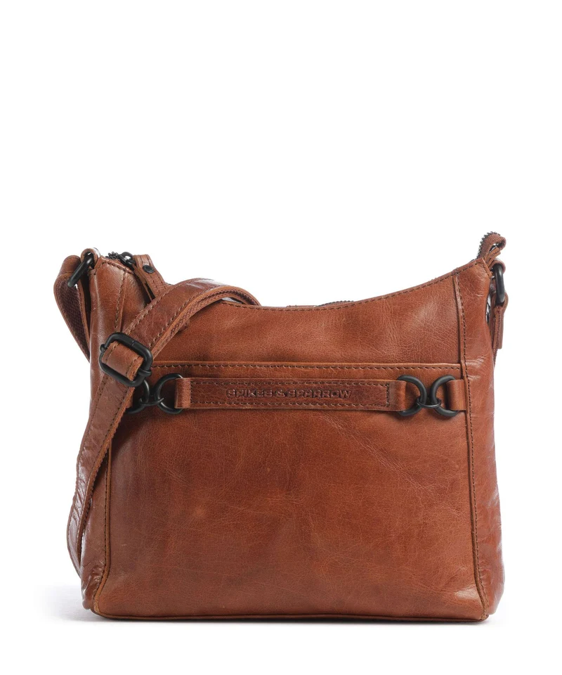 Spikes & Sparrow Bronco Elize Borsa a tracolla brandy