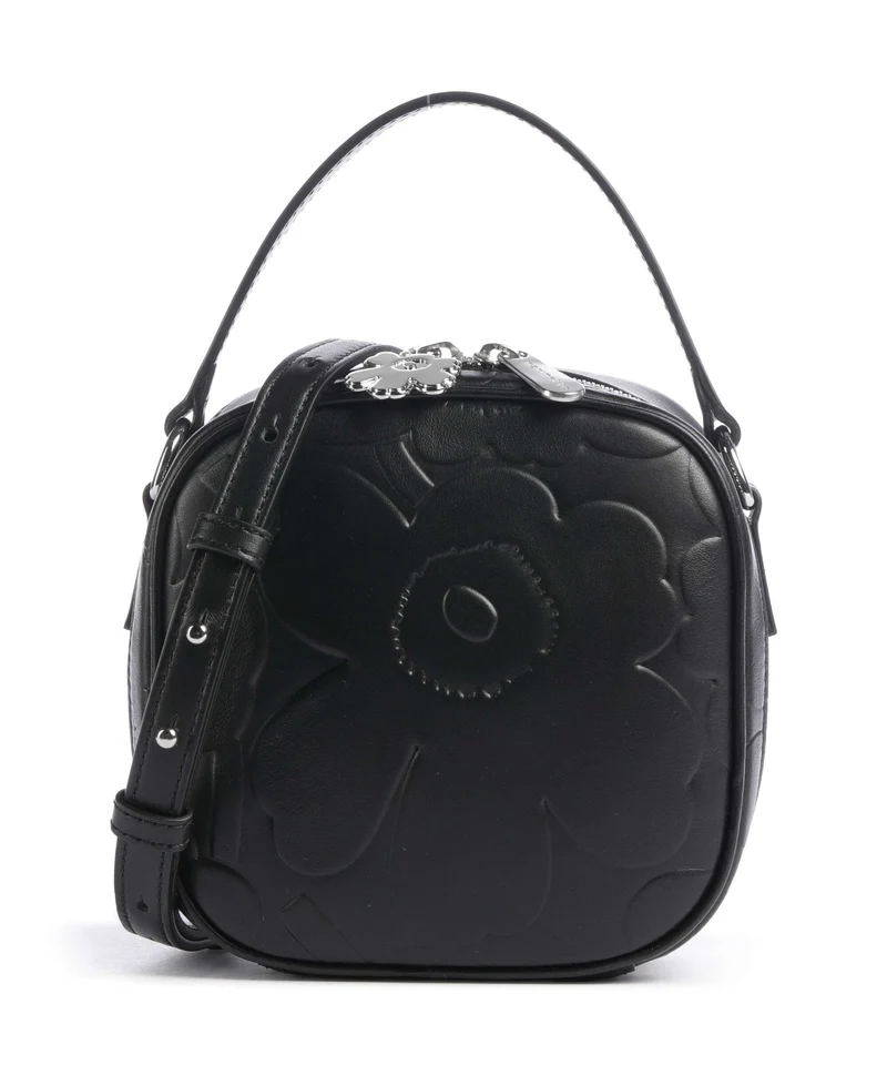 Marimekko Gratha Unikko Mini Borsa a tracolla black
