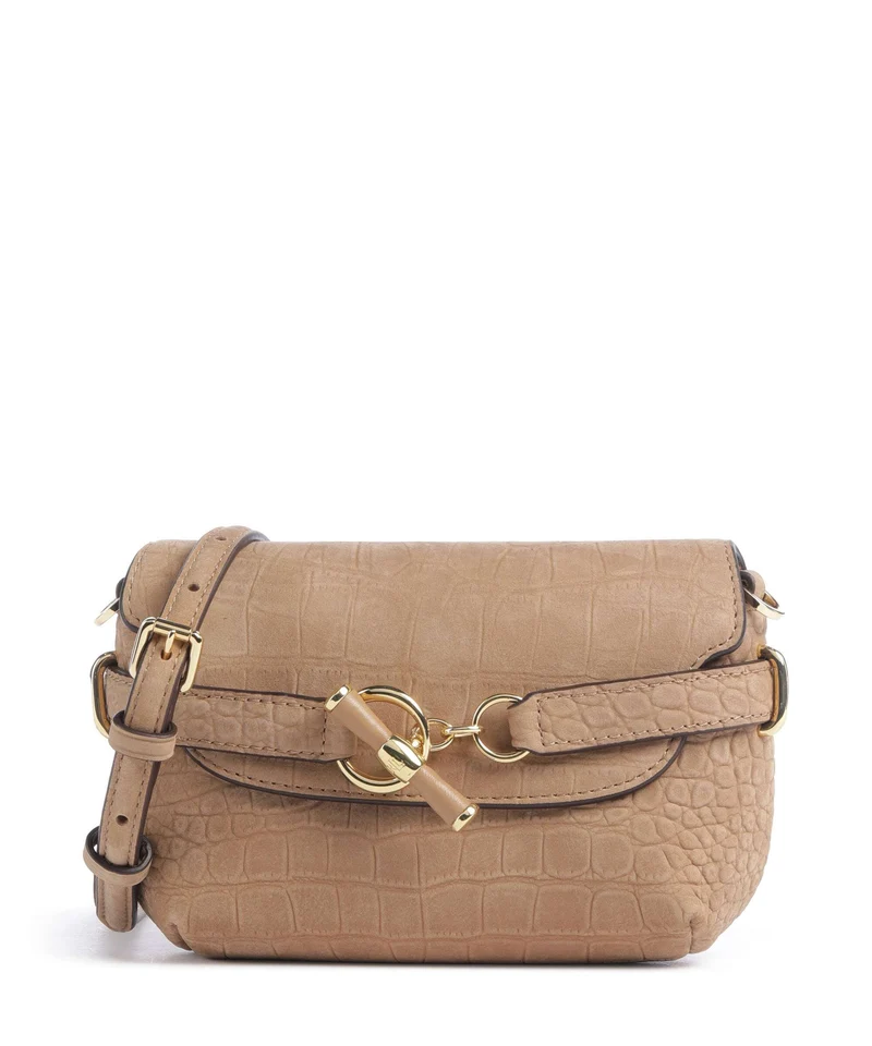 Lauren Ralph Lauren Blaike Small Borsa a tracolla camel