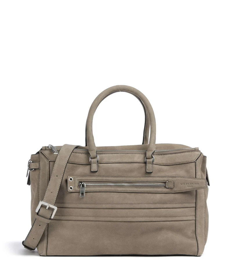 Liebeskind Delia Suede M Borsa a mano neutral grey