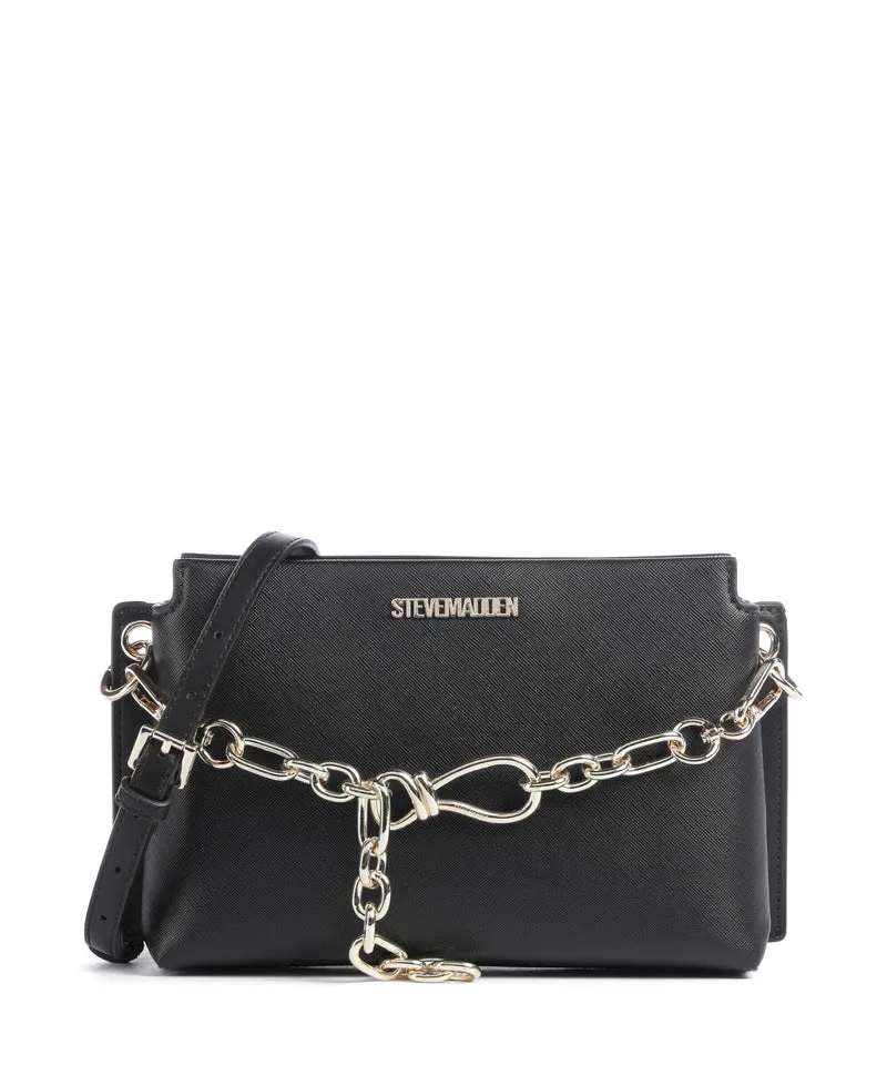 Steve Madden BROSS Borsa a tracolla black/gold