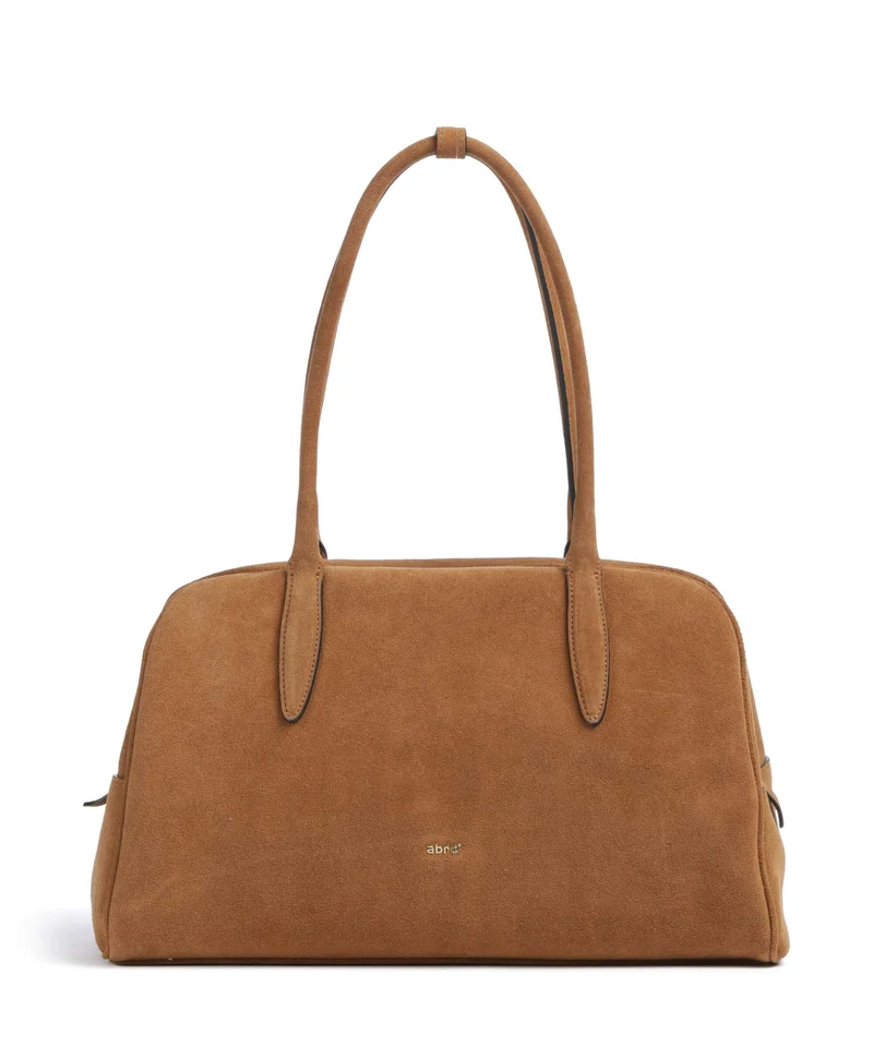 Abro Suede Amara Borsa a spalla cuoio