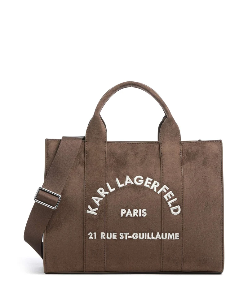 Karl Lagerfeld K/Rue St Guillaume Medium Borsa a mano tobacco