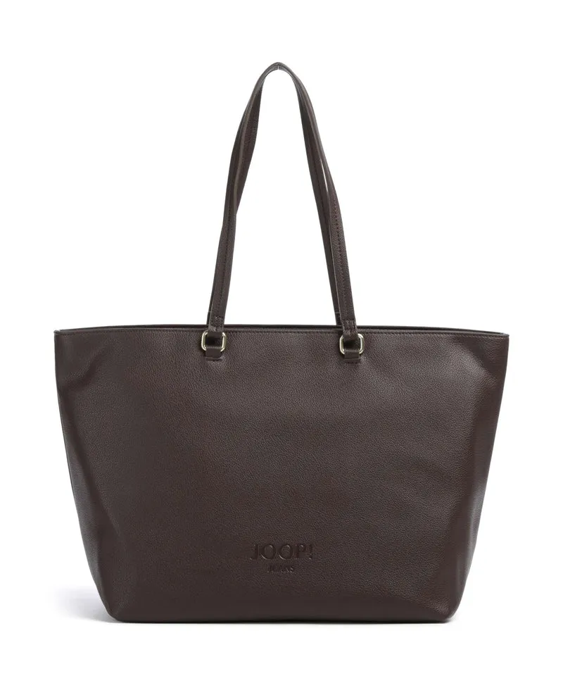 JOOP! Jeans Cuore Lettera Lara Borsa shopper darkbrown