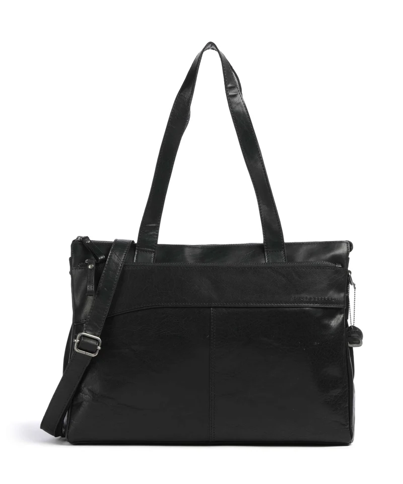 Spikes & Sparrow Bronco Yasmijn Borsa shopper black
