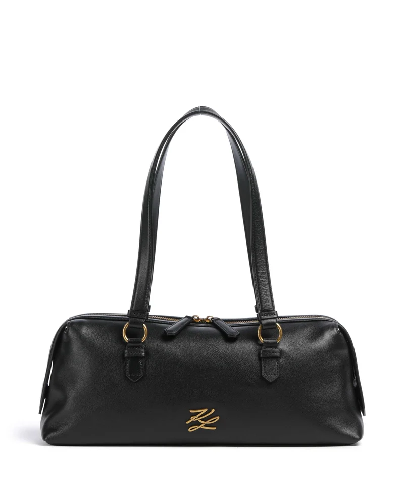Karl Lagerfeld K/Autograph Medium Borsa a spalla black/gold