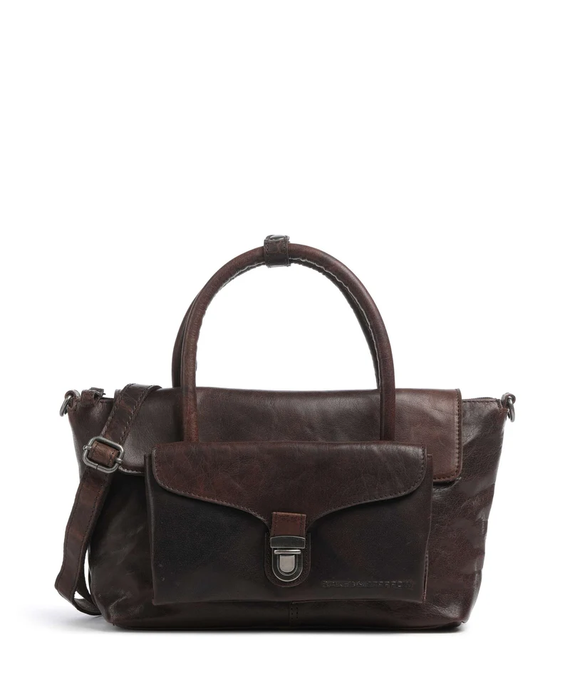Spikes & Sparrow Bronco Hailey Borsa a mano dark brown